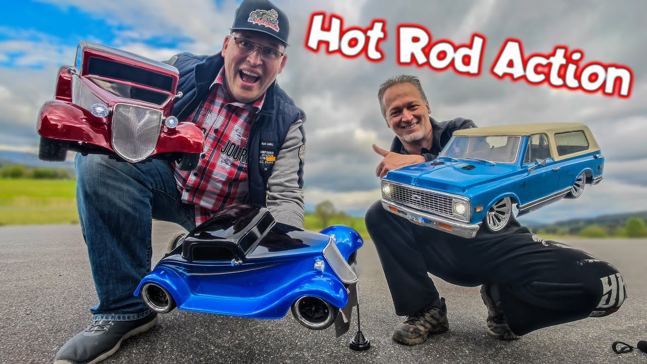 Traxxas 4Tec 3.0 Factory Five Hot Rod Action auf dem Flugplatz