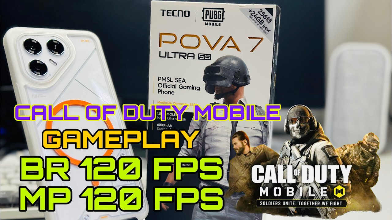 Tecno Pova 7 Ultra 5G CODM Gameplay | Smooth 120FPS FPS Meter On!
