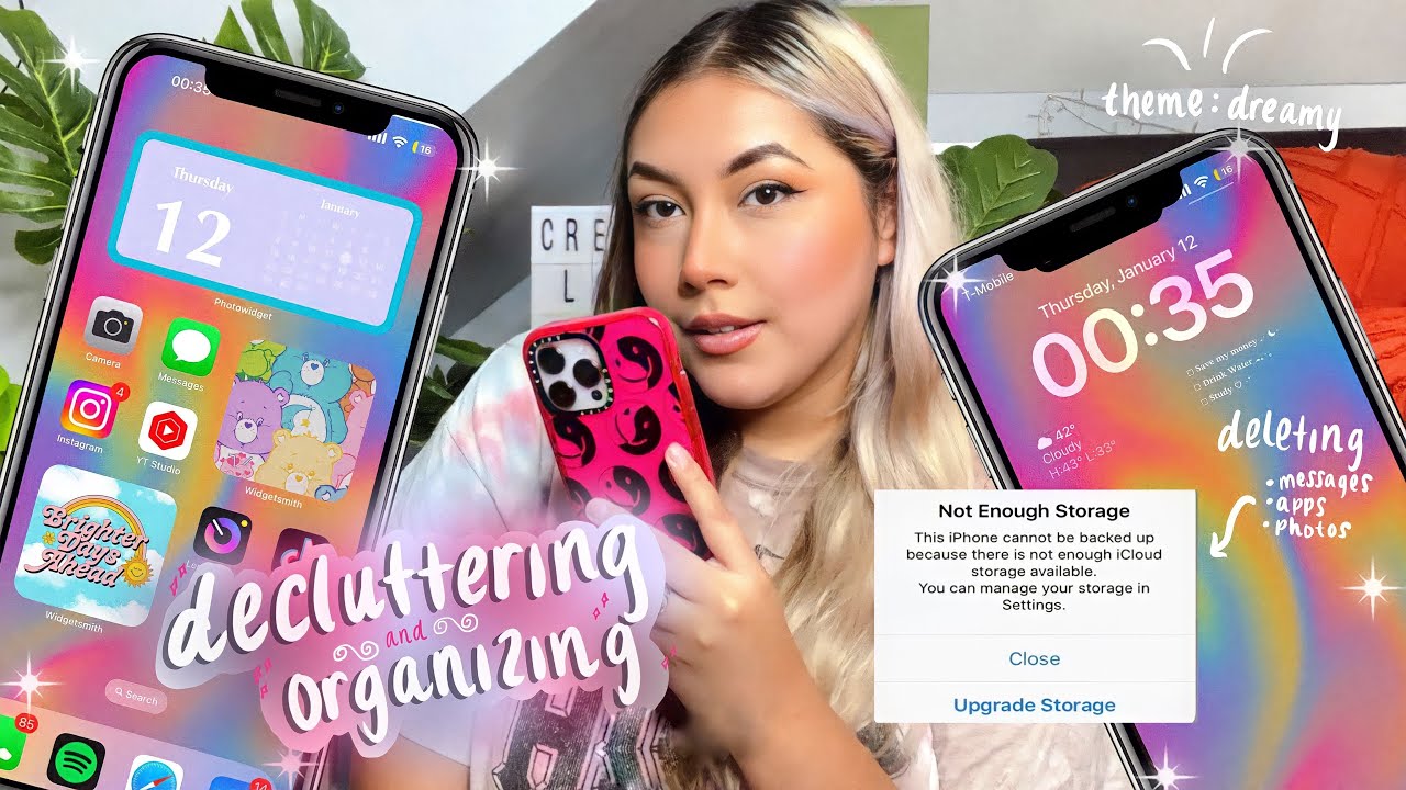 Clearing up iPhone storage | let's delete EVERYTHING we don't need! *iPhone 14 Pro Max*