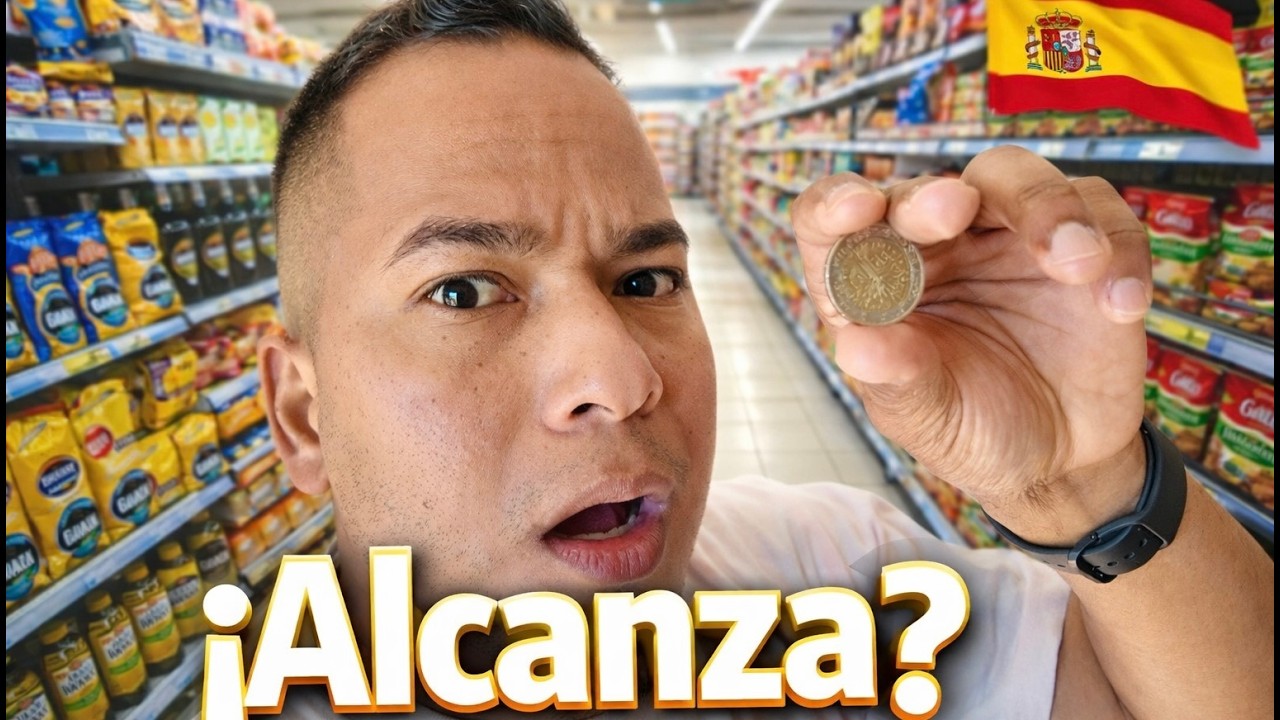 TODO lo que puedo COMPRAR con 1 y 2 EUROS en España..🧻🇪🇸🤑