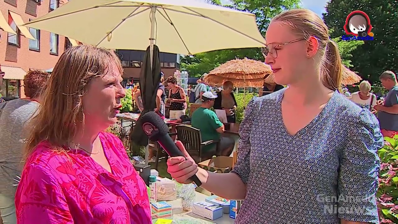 Zomermarkt en onthulling nieuwe elektrische rolstoelbus voor de Tjamme in Beerta