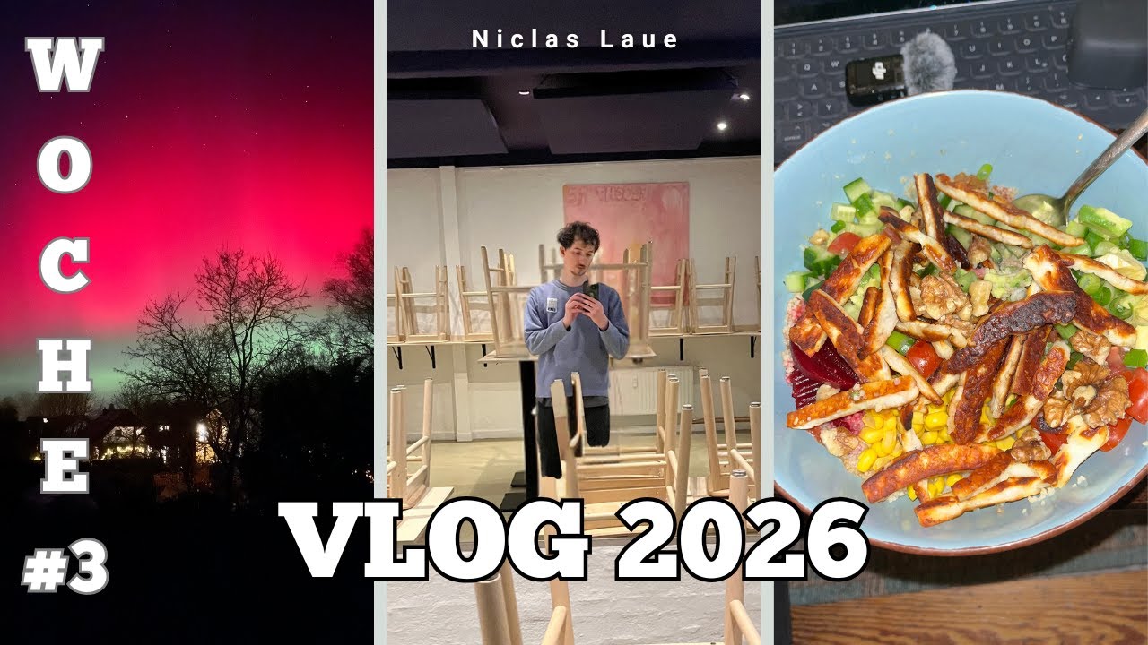 NORDLICHTER IN SCHLESWIG HOLSTEIN - VLOG Woche #3  NICLAS LAUE