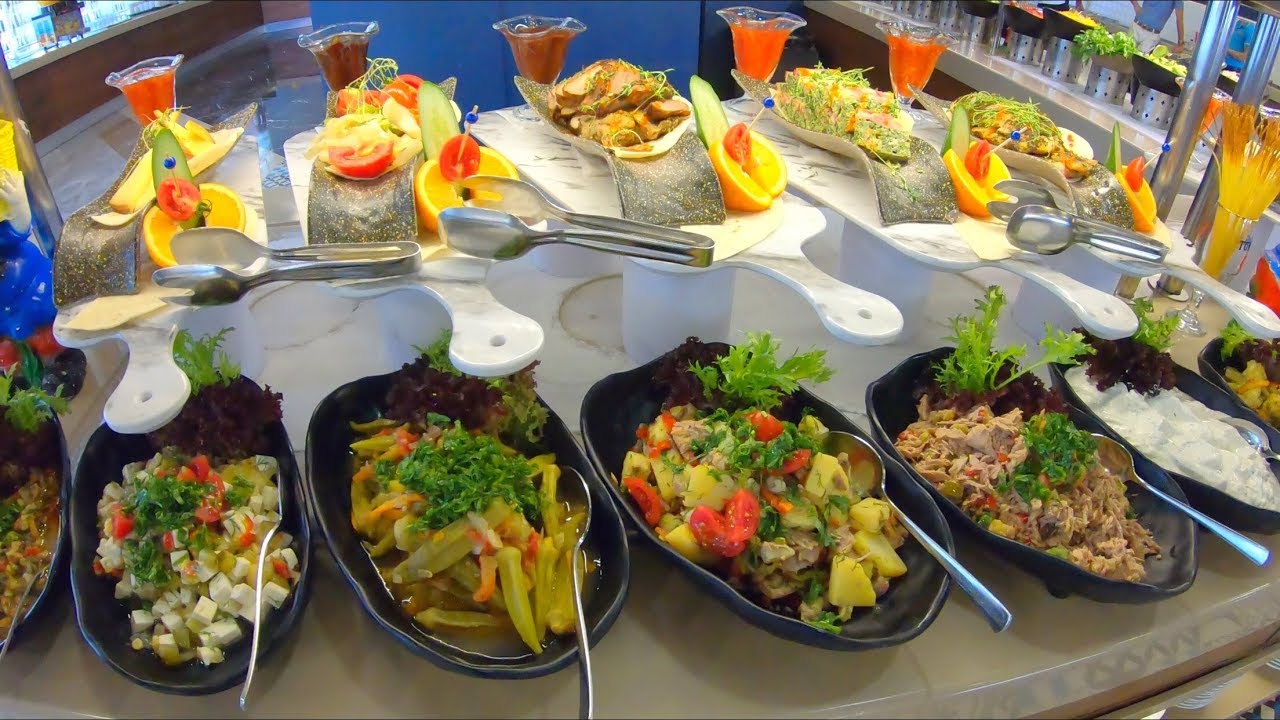 Lunch Buffet of Saturn Palace Resort in Antalya Türkiye