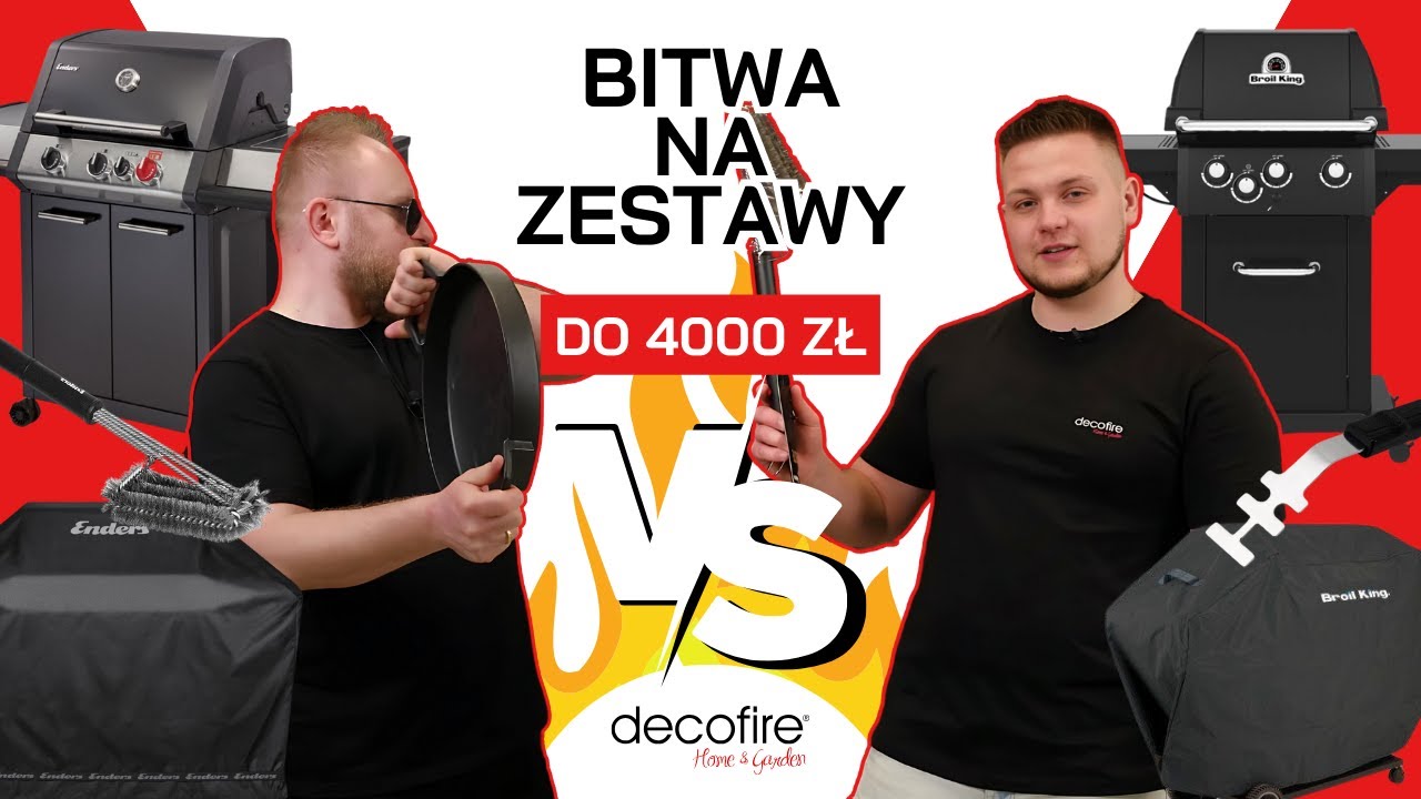 🔥 Zestaw grillowy do 4000 zł ⚔️ Bitwa | DECOFIRE