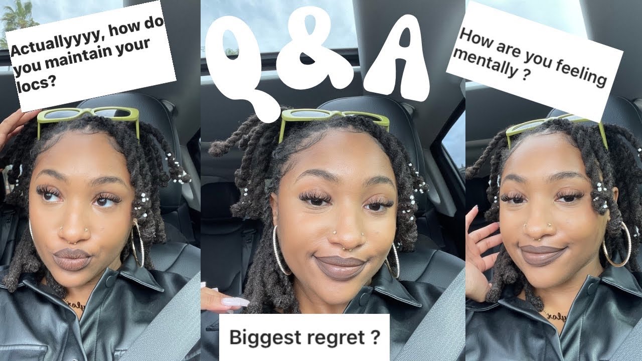 Q&A - dying my locs, confidence during your loc journey, and loc maintenance