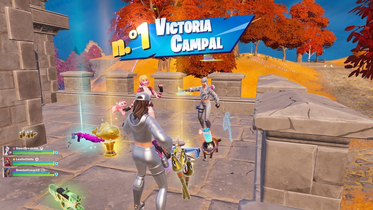 Fortnite C7T1 Blitz Royale - Victorias En Escuadrón | Gameplay Español (PC 1080p/60fps) #66