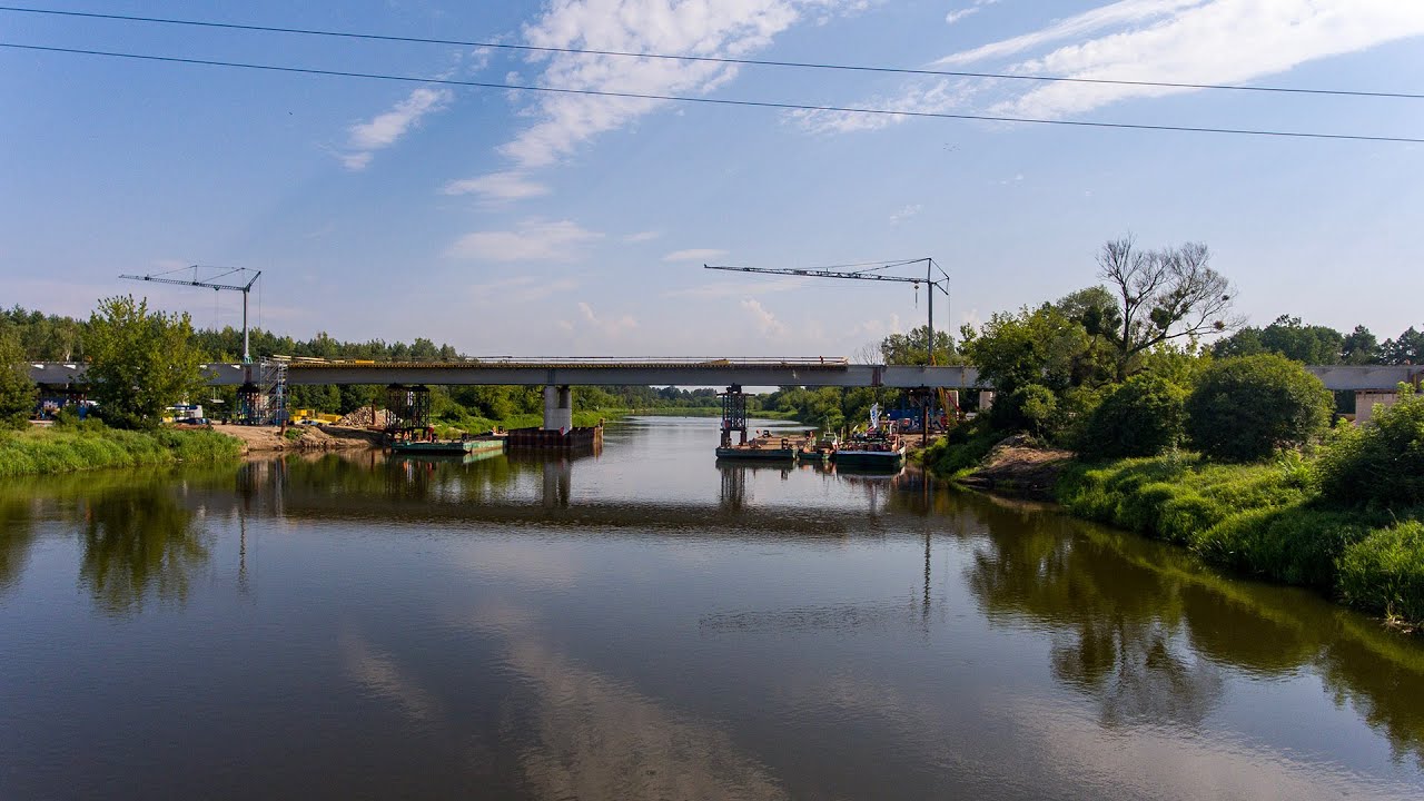 Most na Narwi w Teodorowie (stan: 10.07.2024 r.)