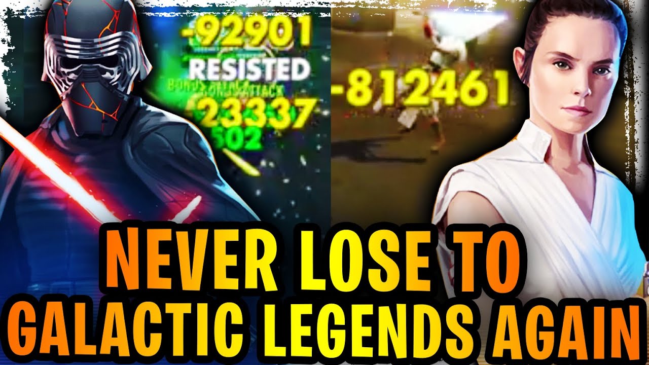 Are You Tired of Galactic Legends? Watch This to Counter Galactic Legends Rey + Kylo Easily!