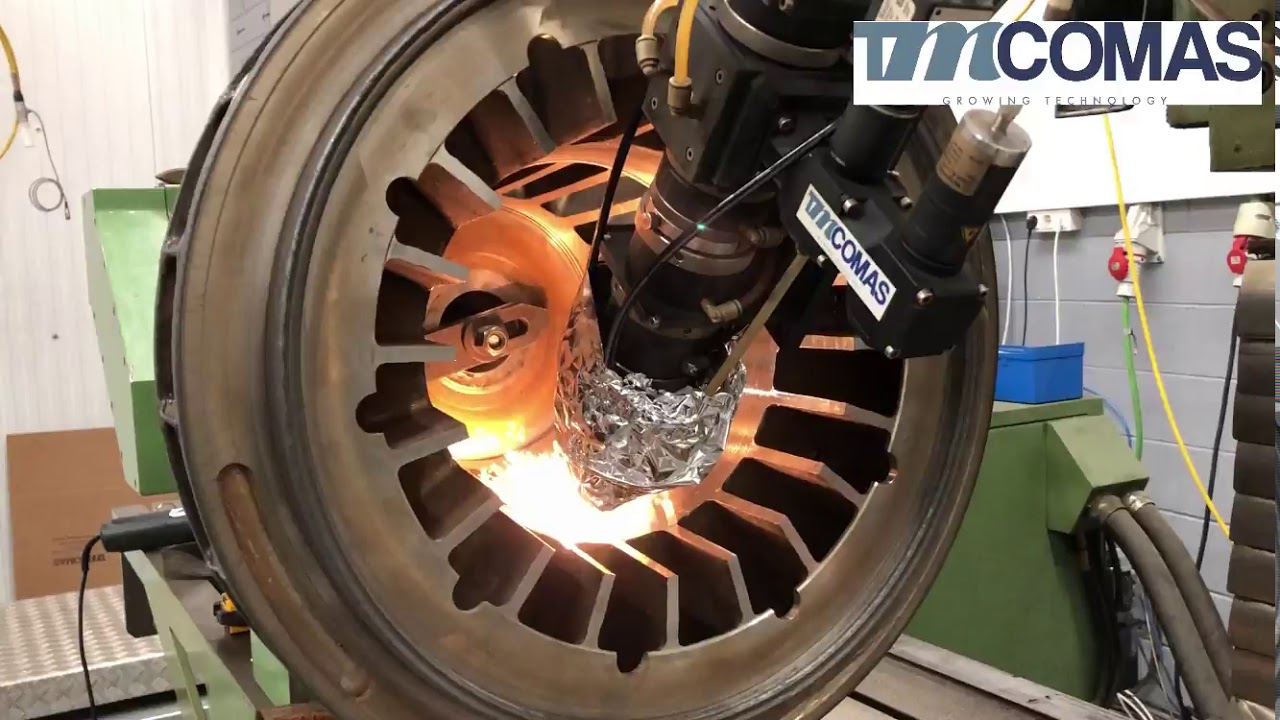 LASER CLADDING: Reparaci&oacute;n de compresor de anillo l&iacute;quido mediante Laser Cladding