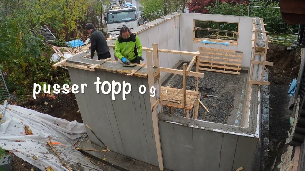 Grunnmur iso system, tilbygg i Oslo. How i do it. Langen Oslo passiv hus betong bolig støp vartdal