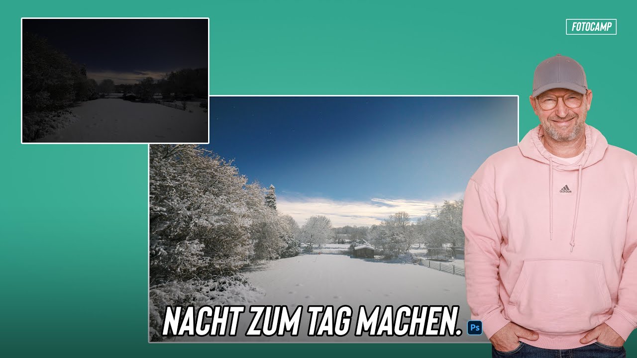 Nachtbild zum Tag machen. (Photoshop)