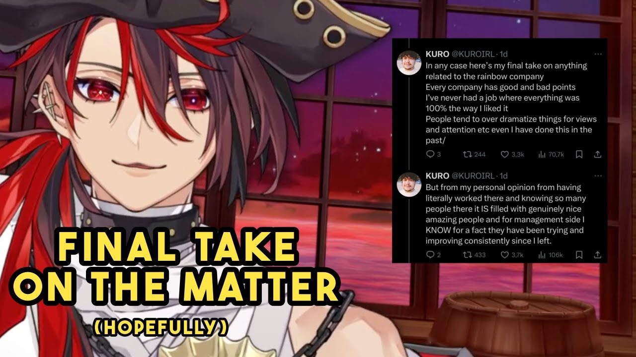 Kuro gives his take on ex company and taxes situations