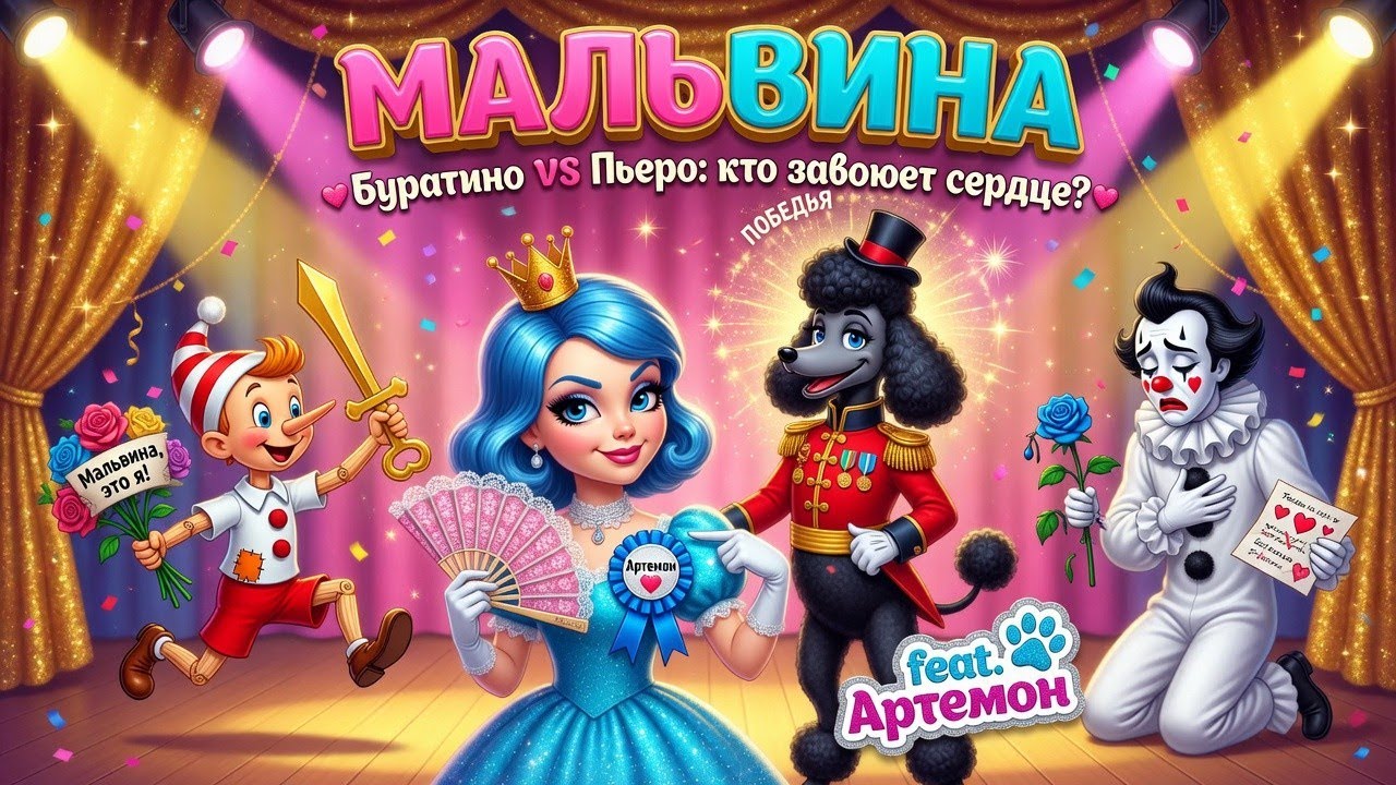 Мальвина выбрала НЕ Буратино! 😲 Сказка на новый лад + Песня