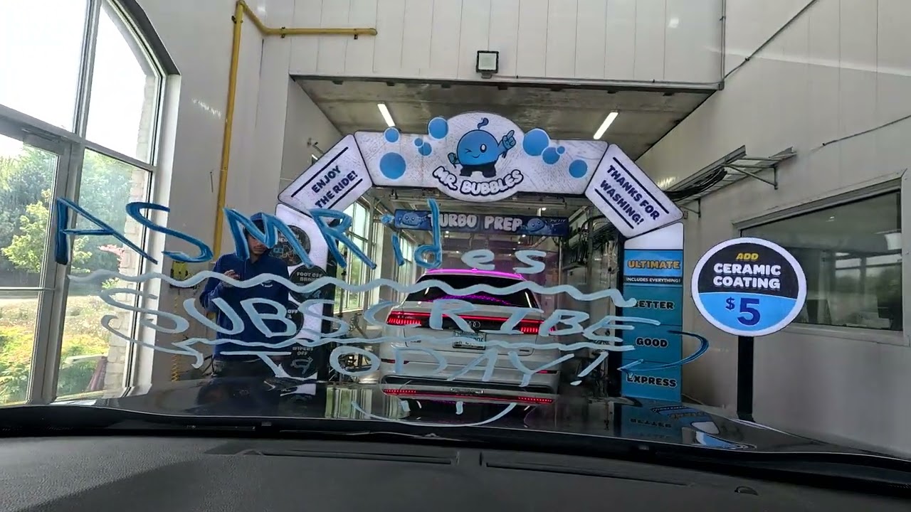 Mr Bubbles Luxury Auto Spa (Touchless Version) Petit Tunnel Aurora, IL GoPro 4K POV ASMR