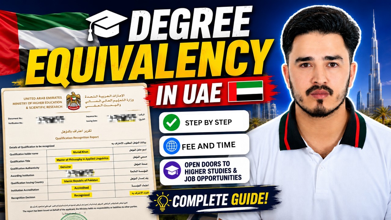 UAE Degree Equivalency 2026 | Complete Step-by-Step Guide