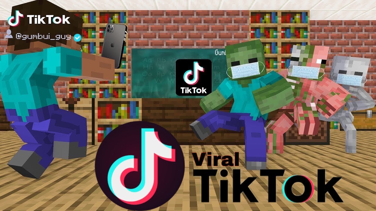 VIRAL TIKTOK CHALLENGE  - Minecraft Animation