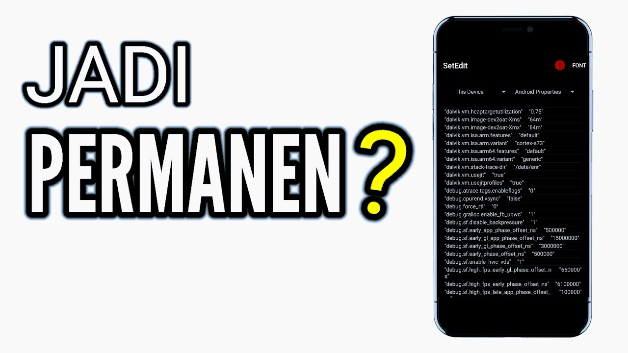 [TEST] TRY SETUP TWEAK PERMANENTLY FOR NON ROOT