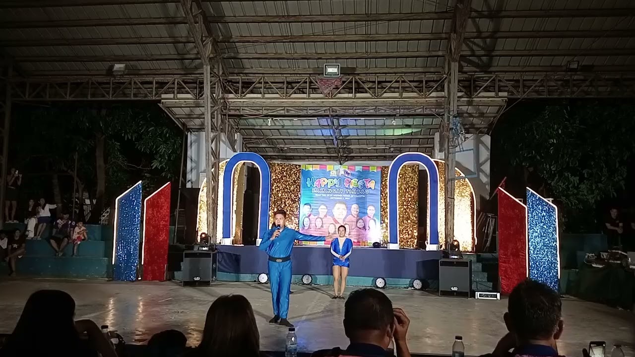 Comedy act of acrobatics show