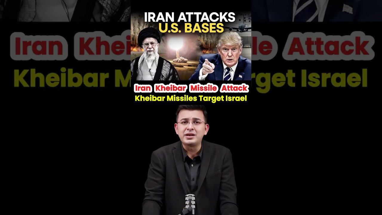 Iran Launches Kheibar Ballistic Missiles at Israel &mdash; Massive Strike! #donaldtrump #khamenei #iran