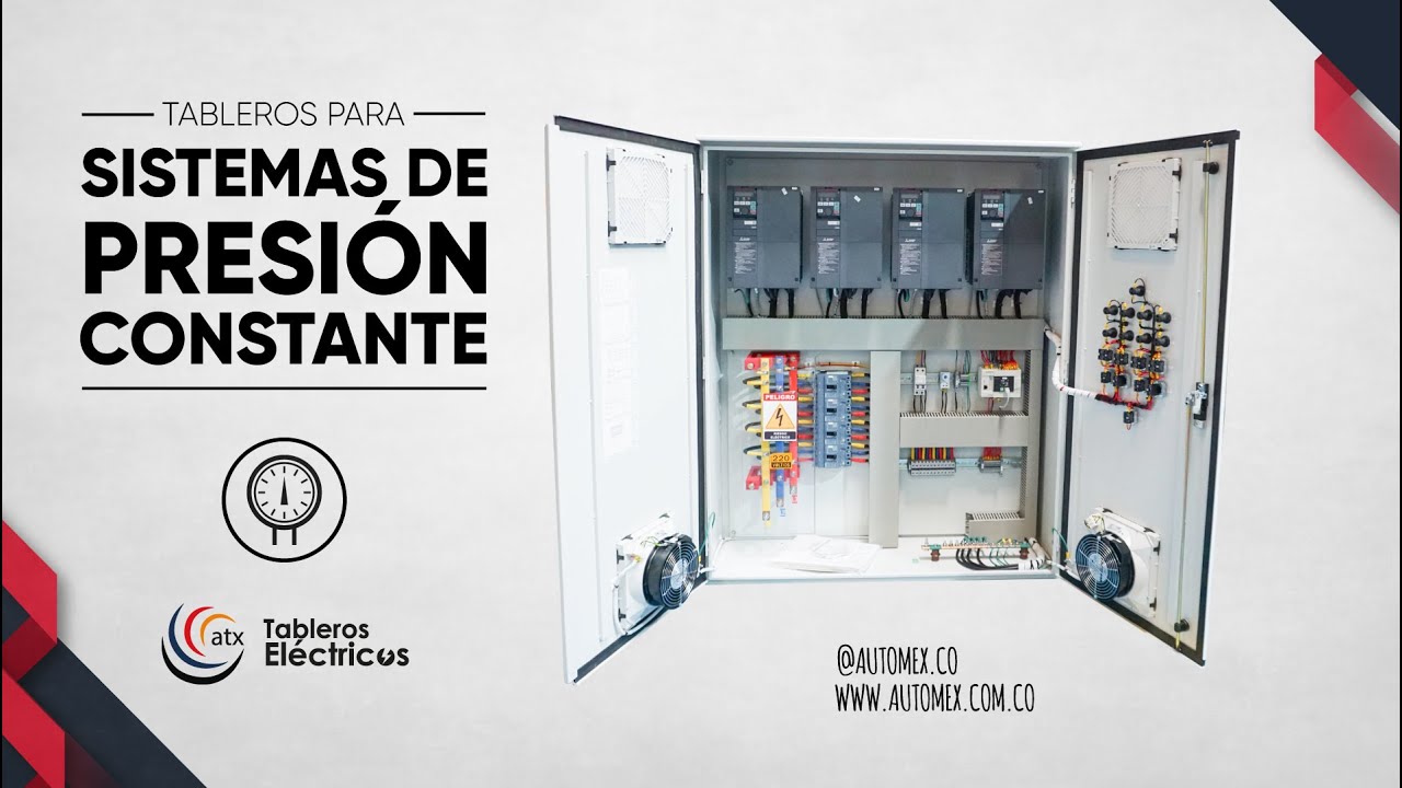 Tableros Eléctricos ATX para Sistemas de Presión Constante | Variadores de Velocidad Mitsubishi