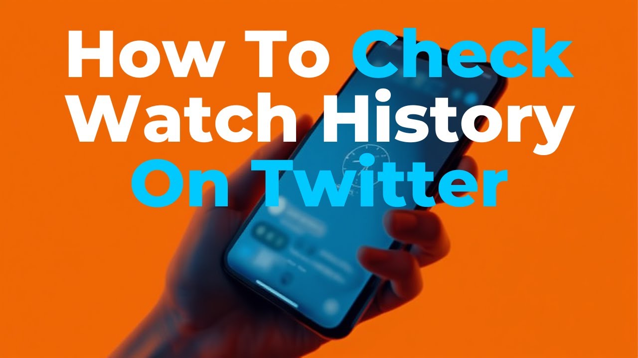 How To Check Watch History On Twitter
