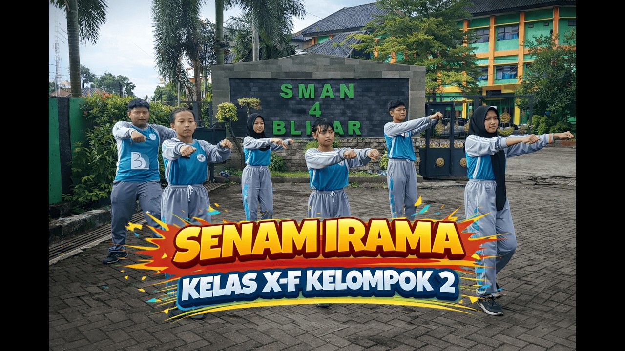 Senam irama 10 menit Kelompok 2 kelas X-F
