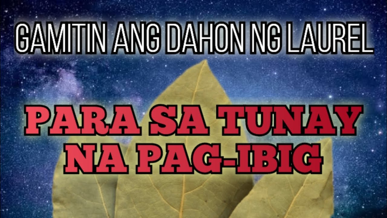 ⭐DAHON NG LAUREL PARA SA PAG-AKIT NG TUNAY NA PAG-IBIG❤️🌿