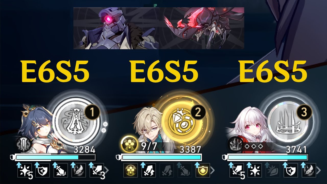 E6S5 COUNTER ATTACK TEAM DESTROY MEMORY OF CHAOS 12 0 CYCLE | Honkai: Star Rail 2.7