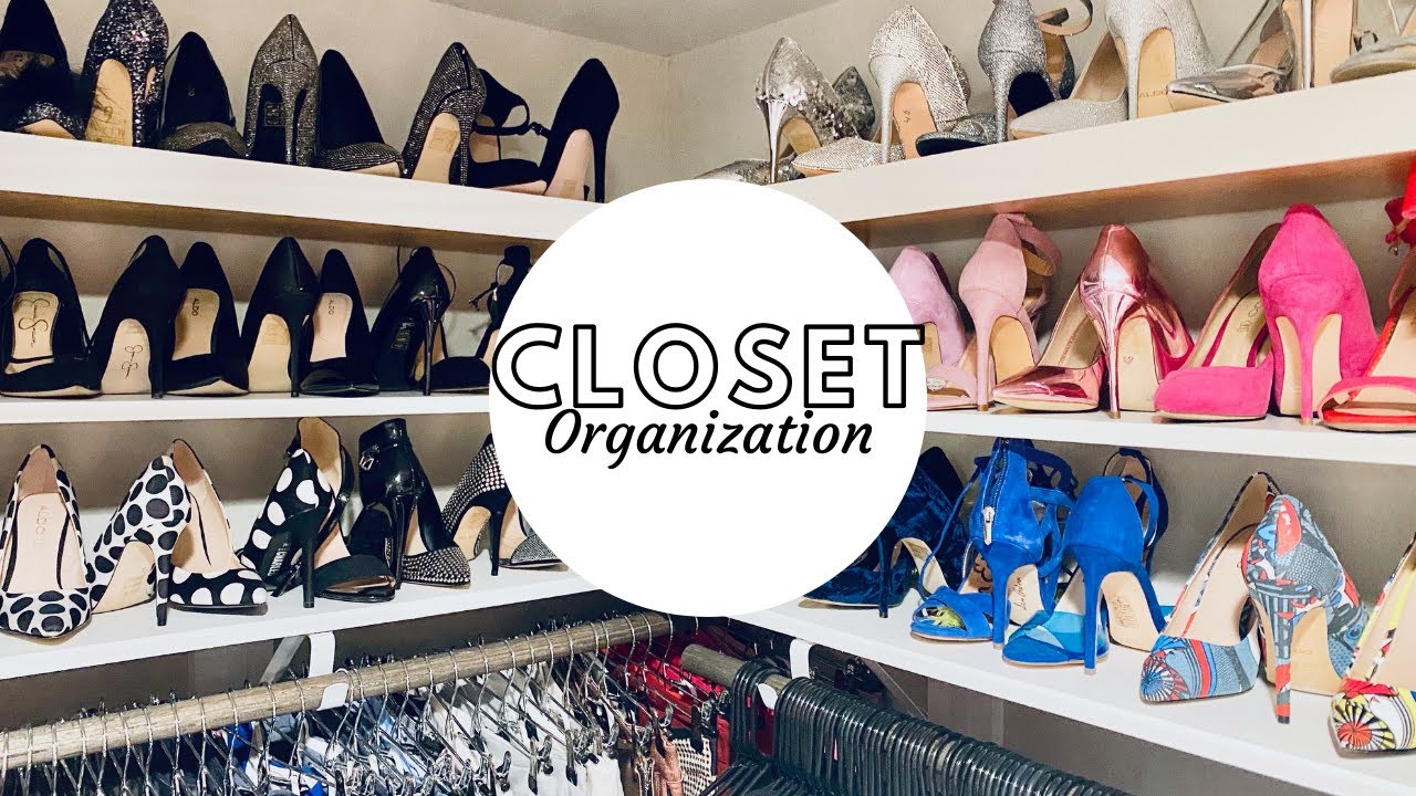 Organizing my master closet | Custom Closet Organization Look | Closet Tour