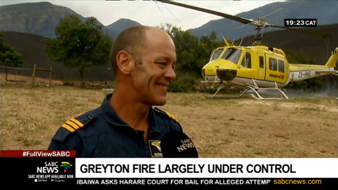 Greyton fire largely under control