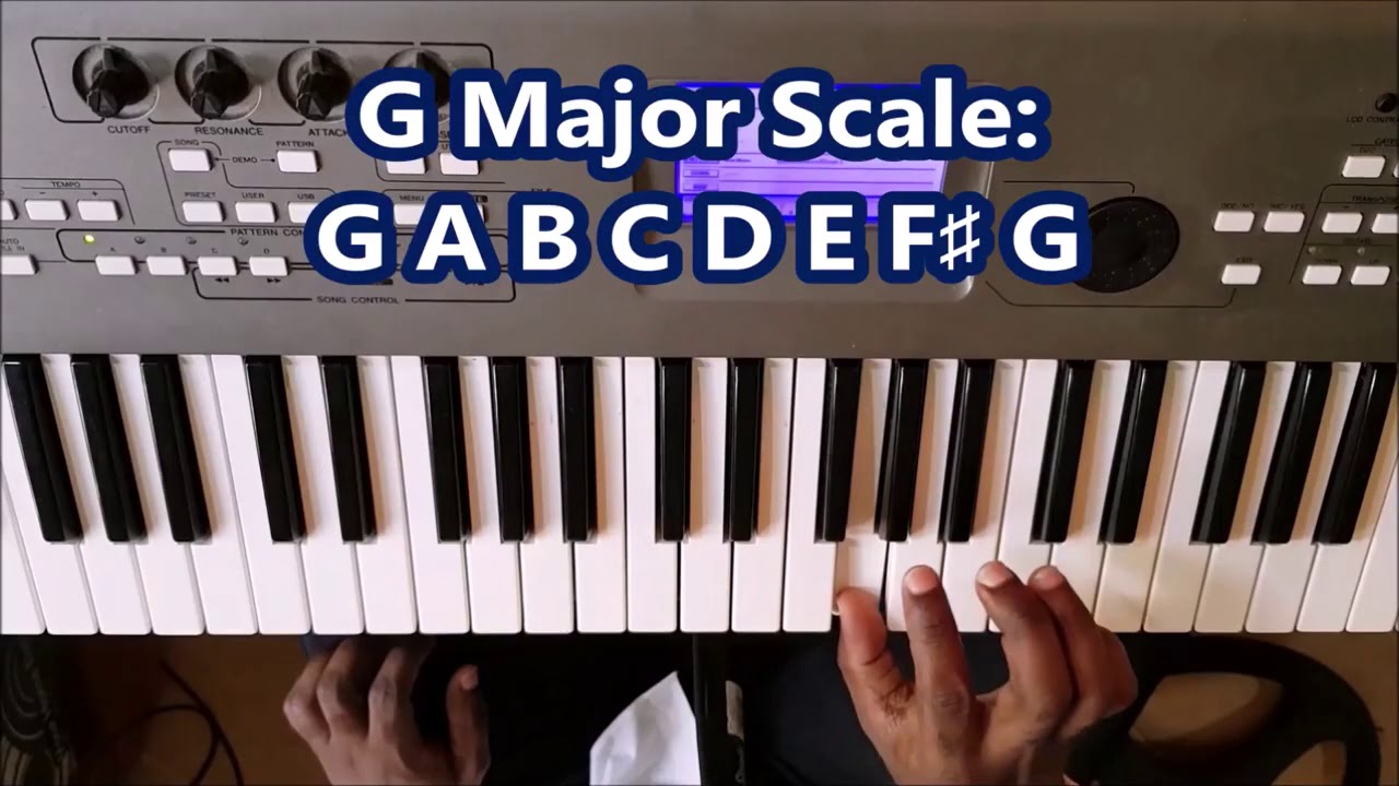 G Major scale @Mantius Cazaubon Lessons