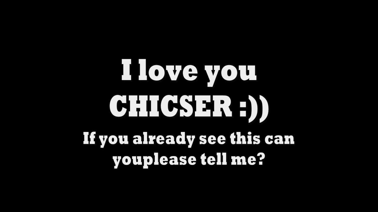 Chicsernatics(1st video)