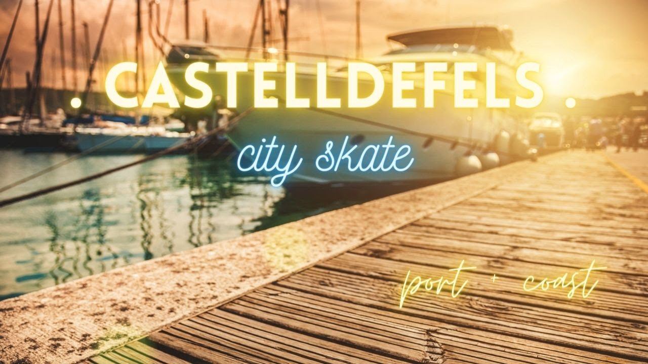 Walking tour of Castelldefels (but better!) Inline skating tour #castelldefels #tour