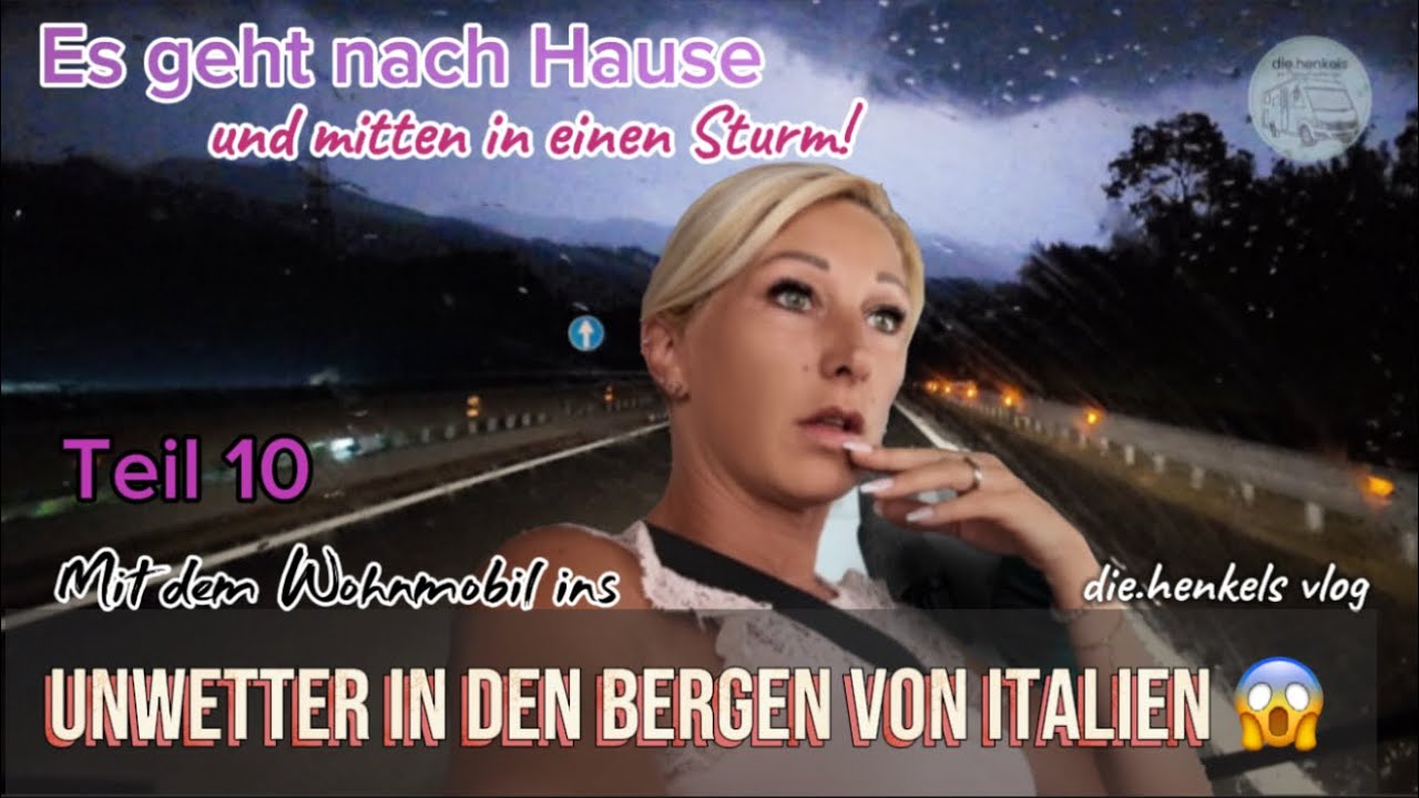 UNWETTER ⚡️| mit Wohnmobil 😱 STURM