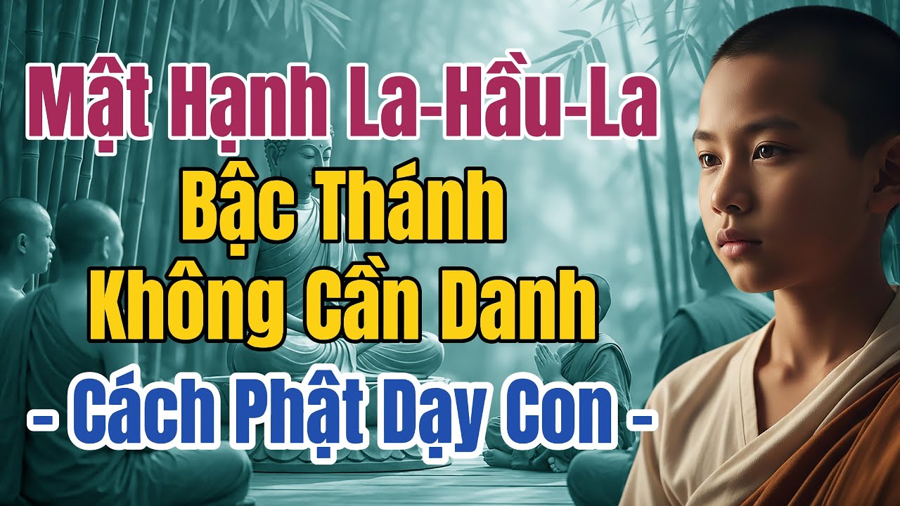 La Hầu La, Mật Hạnh Đệ Nhất - Bậc Thánh Không Cần Danh | Cách Đức Phật Dạy Con