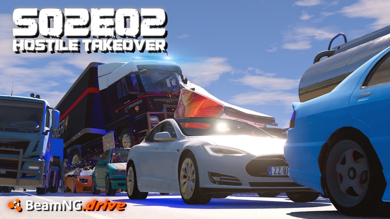 BeamNG Drive Movie : S02E02 : Hostile Takeover : (+ Sound Effects)