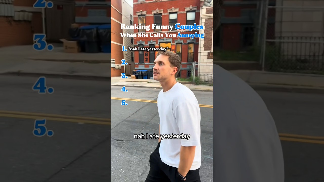 Ranking Funny Couples When She Calls You Annoying #funnyvideo #couple #ranking