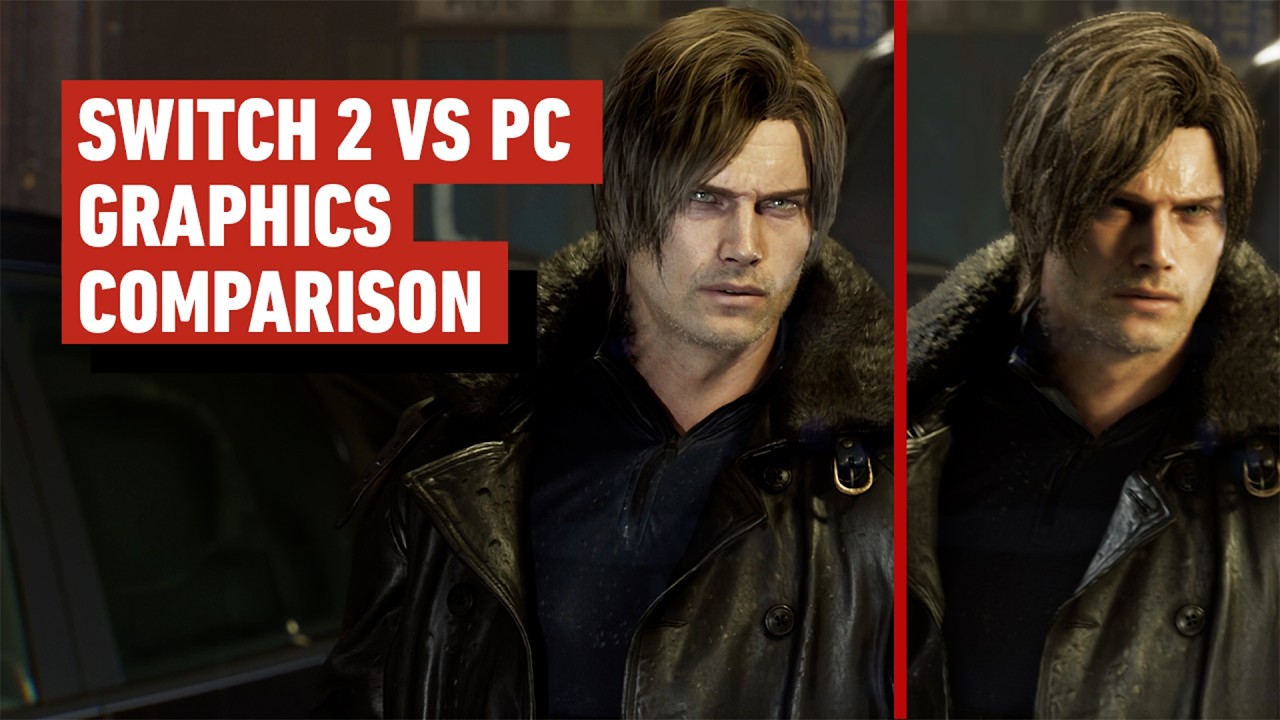 Resident Evil Requiem - Switch 2 Vs PC Graphics Comparison