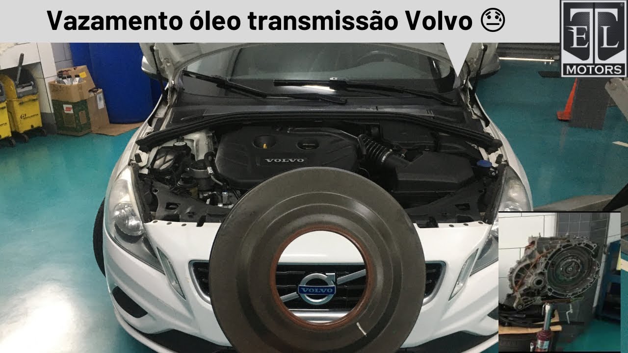 Vazamento óleo transmissão Volvo S40. V60, XC60 MPS6 / 6DCT450, Troca tampa retentor embreagem