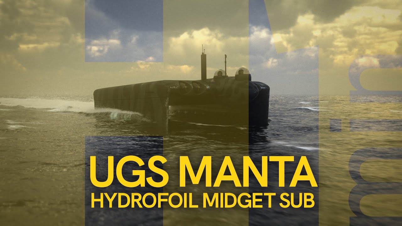 H1MIN: UGS MANTA - Hydrofoil midget submarine