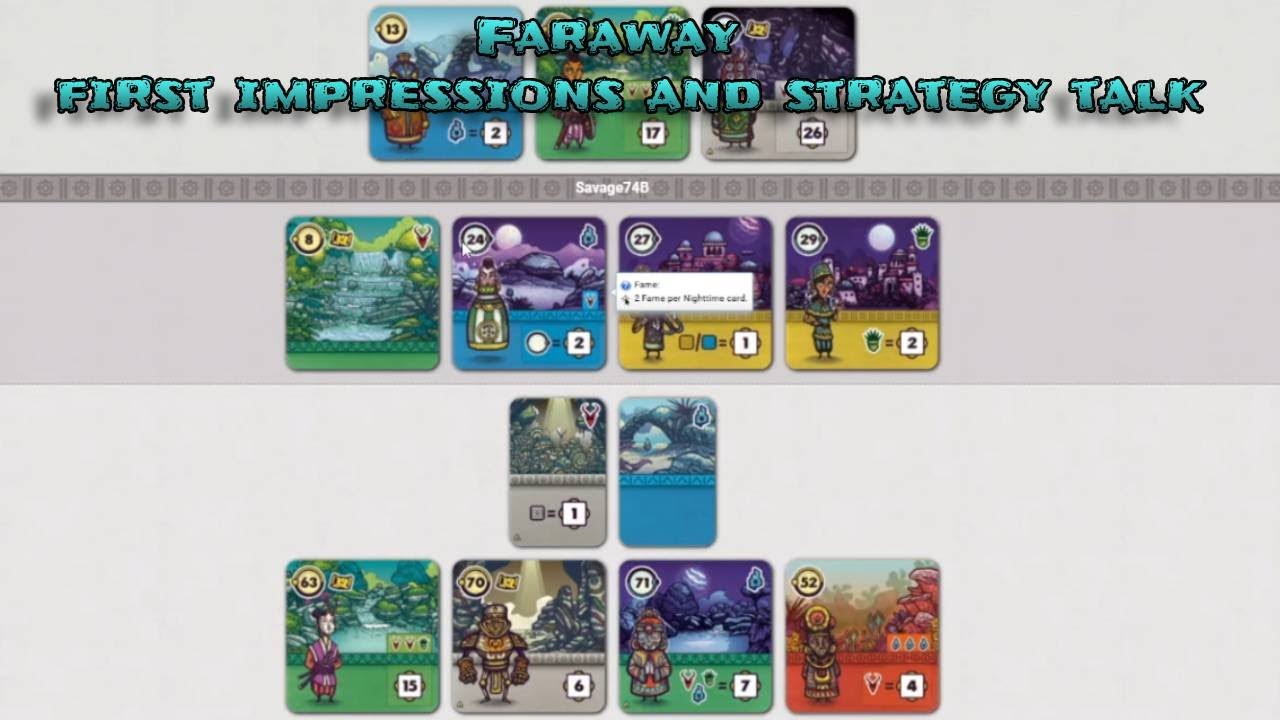 Faraway - Initial thoughts and strategies.