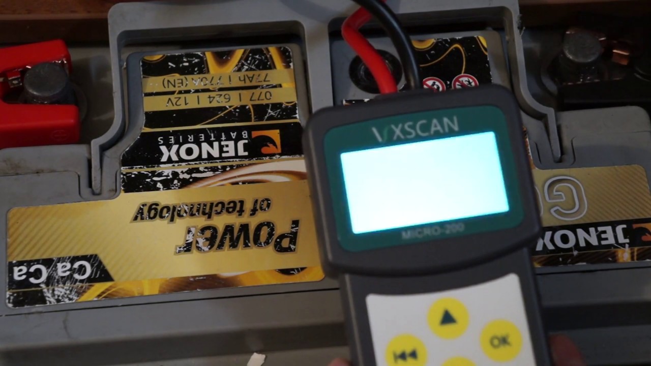 Jenox Gold regeneracja - cyfrowy tester akumulatora samochodowego MICRO-200 VXSCAN