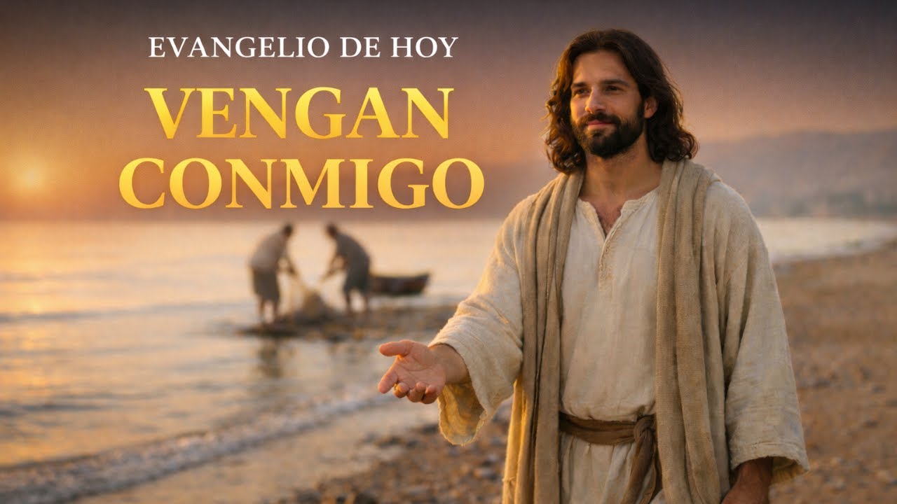 Reflexión del Evangelio | “Vengan conmigo” y cambia tu vida hoy (Mateo 4,19) 25 enero 2026