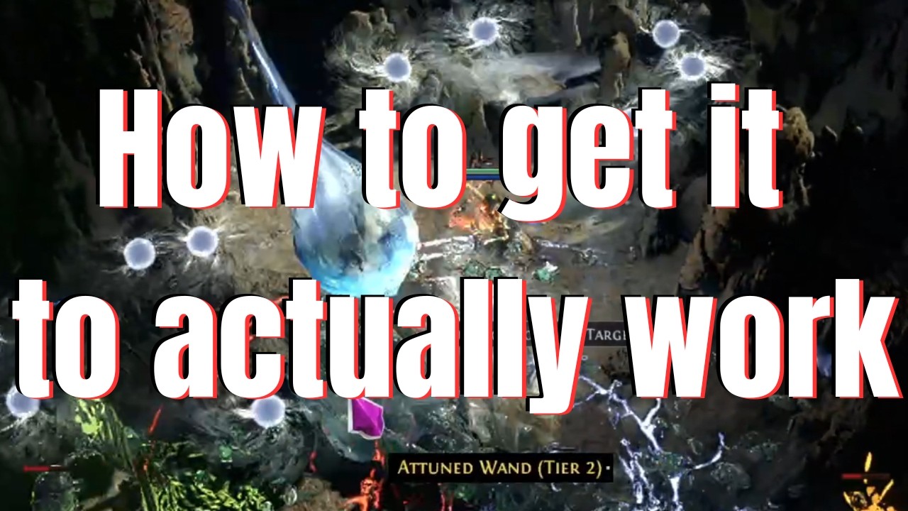 POE2 - Cast on Crit / Cast on Elemental Aliment - How to get them to actually work.