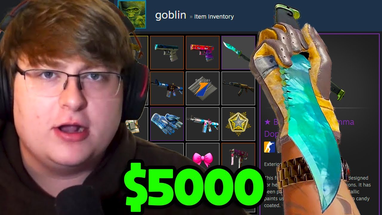 Goblin's $5000 Counter Strike 2 Inventory
