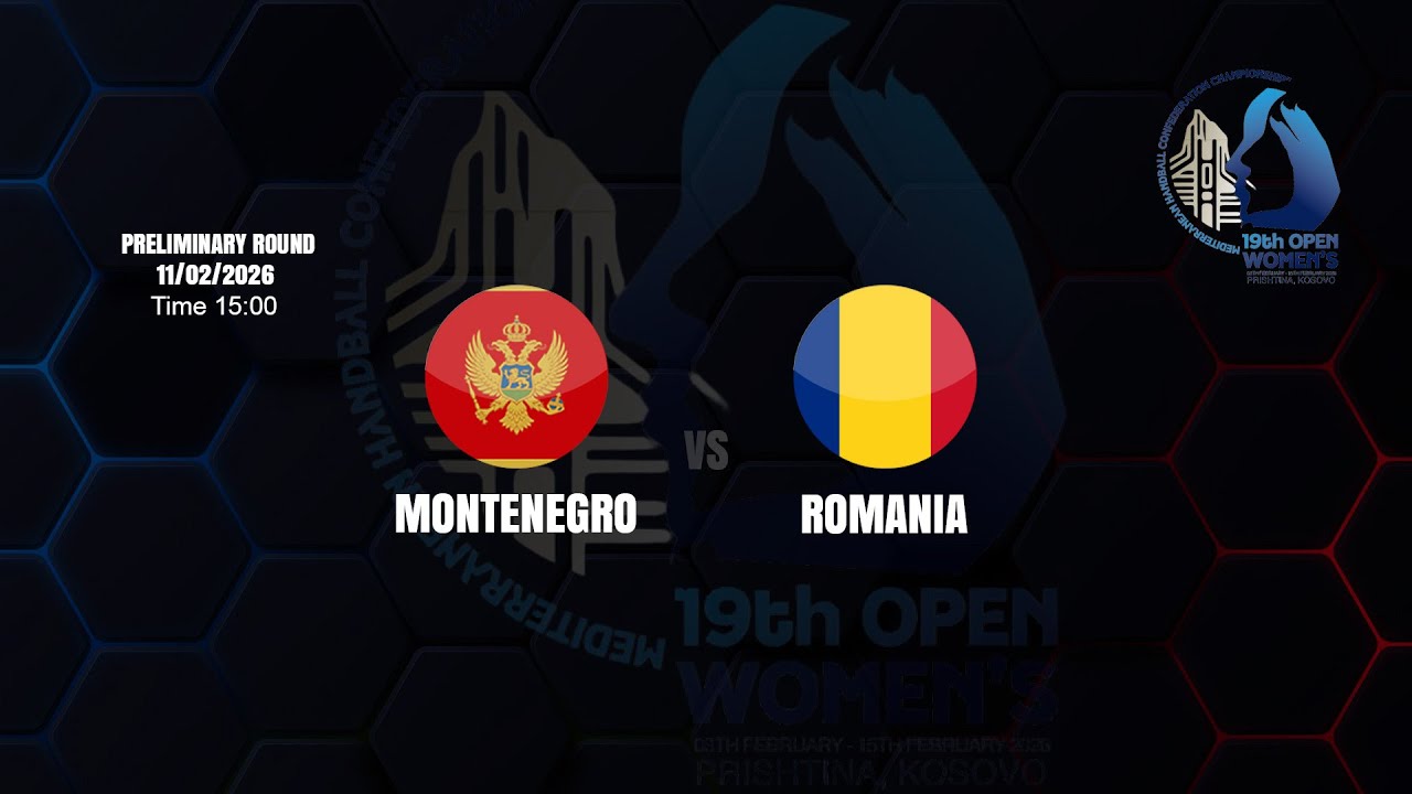 MONTENEGRO vs ROMANIA - MHC WOMEN’S CHAMPIONSHIP 'PRELIMINARY ROUND'