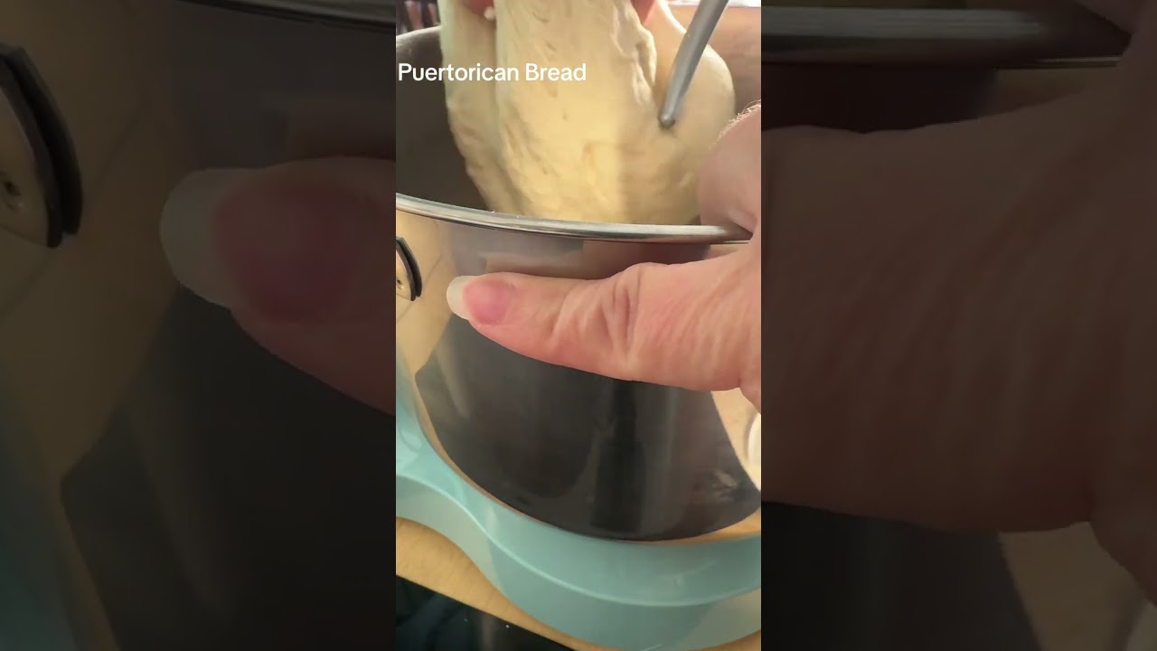 Baking traditional bread from Puerto Rico. #baking #bakersofyoutube #bread #fypyoutube 