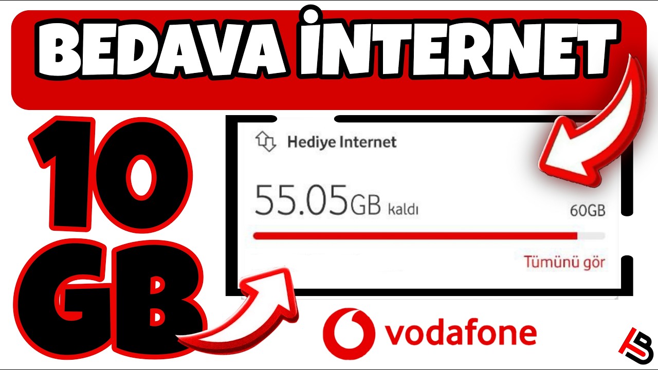 BEDAVA İNTERNET VODAFONE 10GB / BELEŞ İNTERNET 10GB VODAFONE YENİ KAMPANYA  (G&Uuml;NCEL 2026)