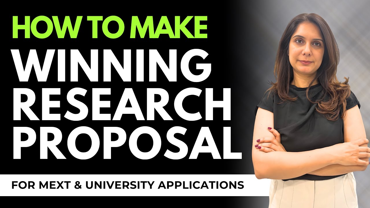 How to write a Winning Research proposal for MEXT & University Applications
