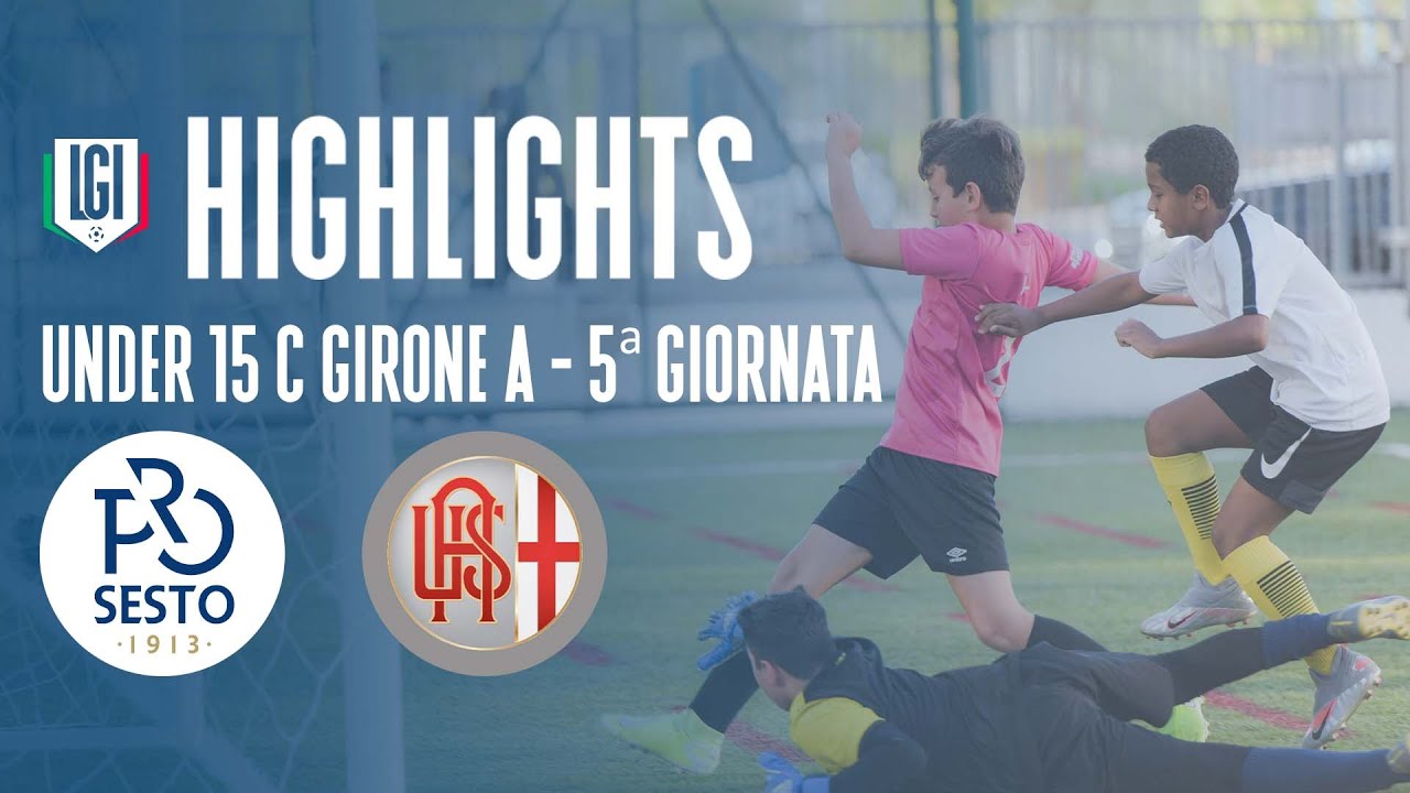 Highlights Pro Sesto-Alessandria U15 C, 5^ giornata stagione 2023-24